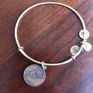 Hermes winged foot charm bracelet
